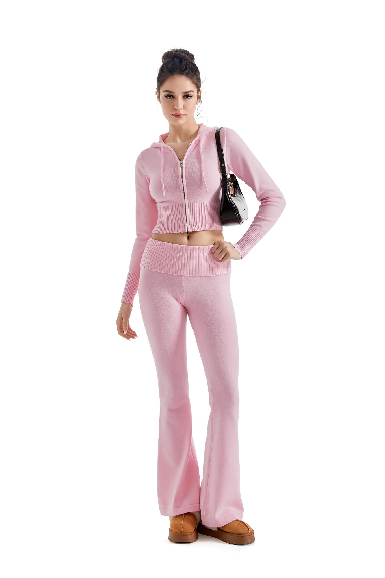 Knit Hoodie Lounge Set
