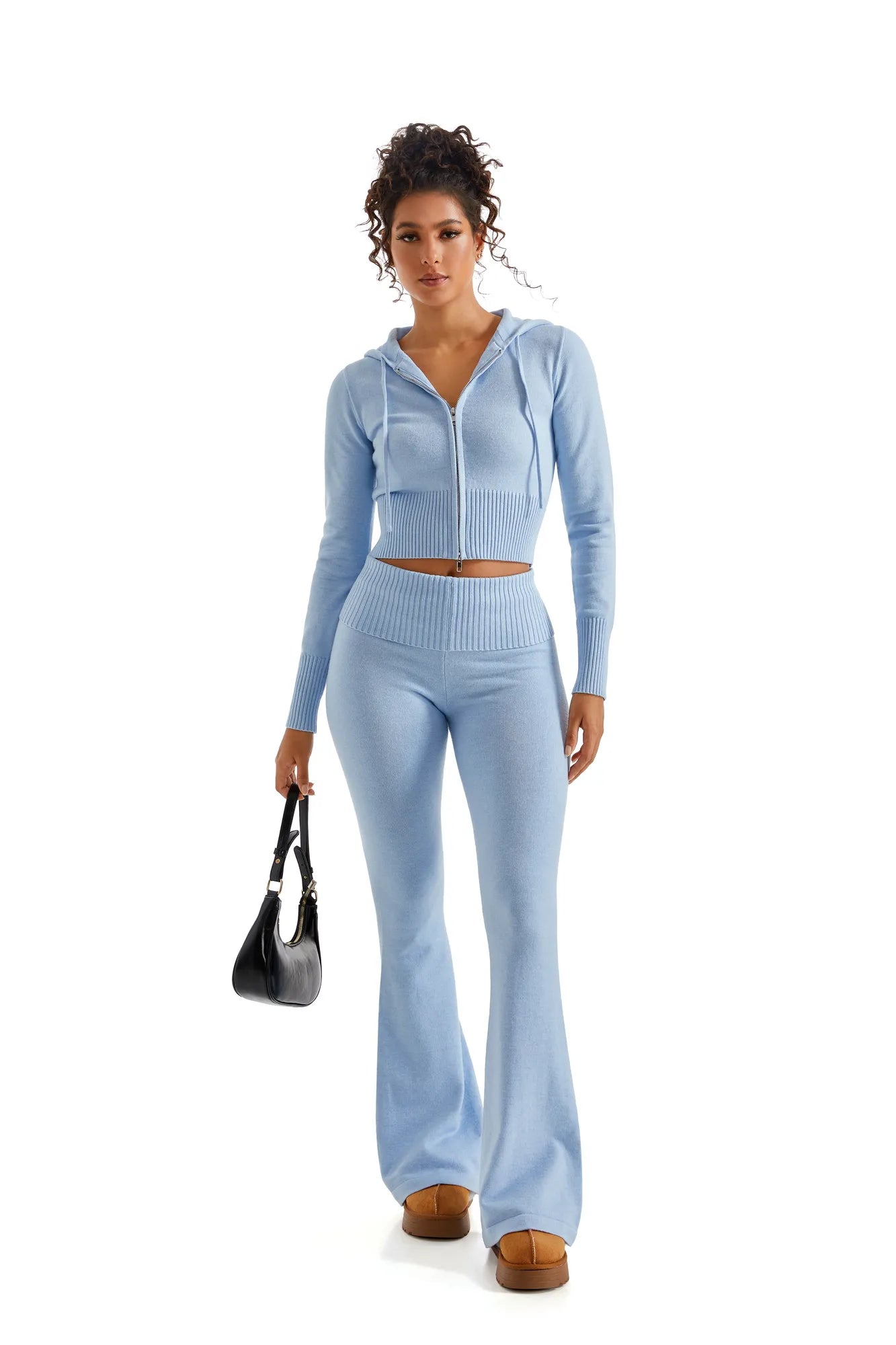Knit Hoodie Lounge Set