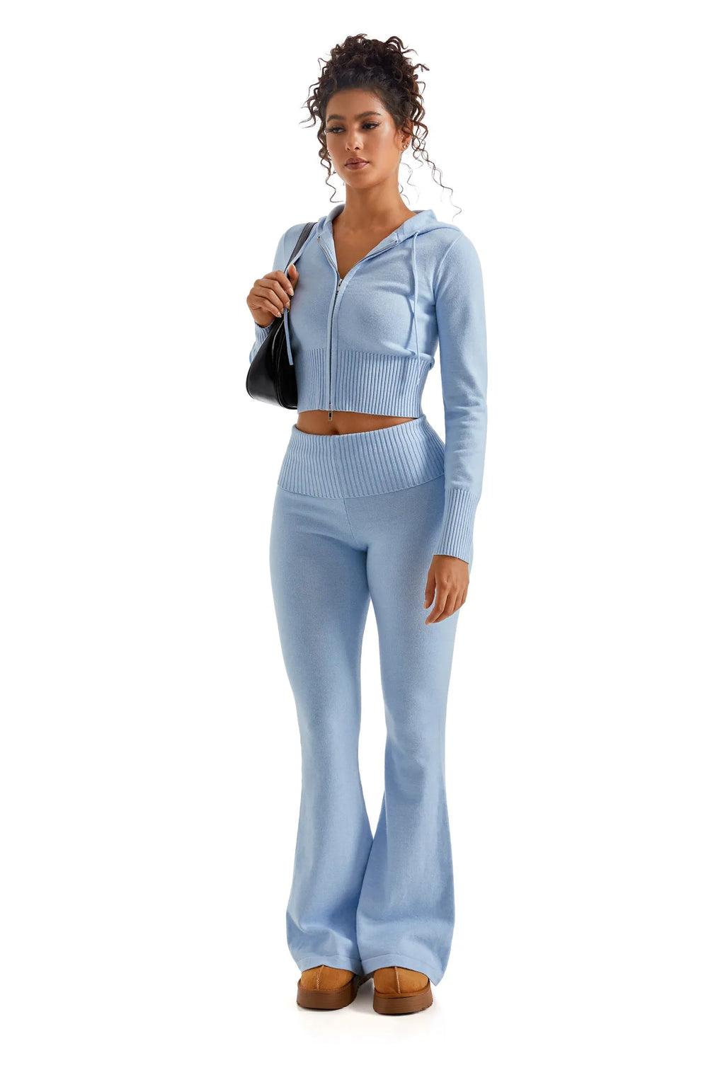 Knit Hoodie Lounge Set