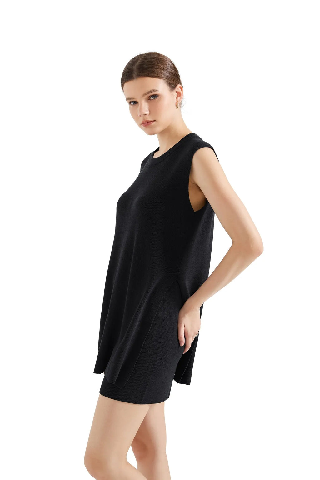 Sleeveless Knit Lounge Set