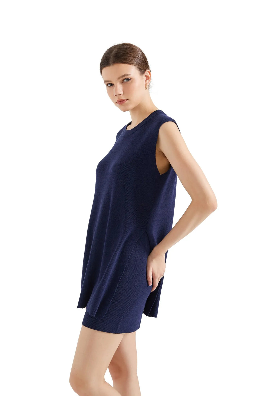 Sleeveless Knit Lounge Set