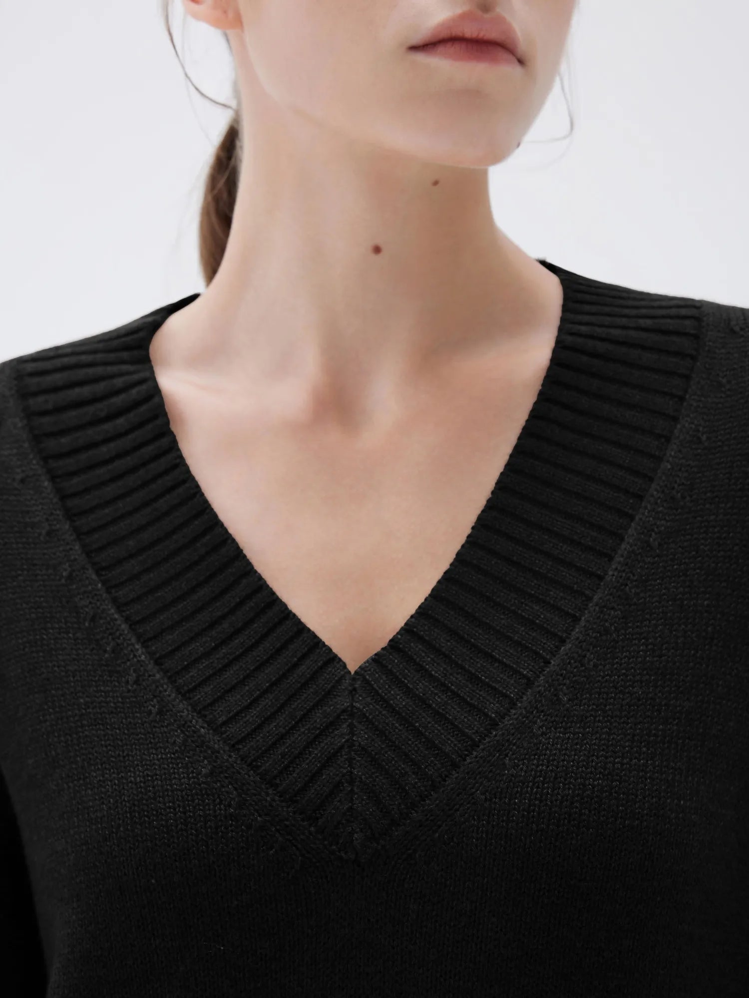 Cashmere Oversized V Neck Sweater