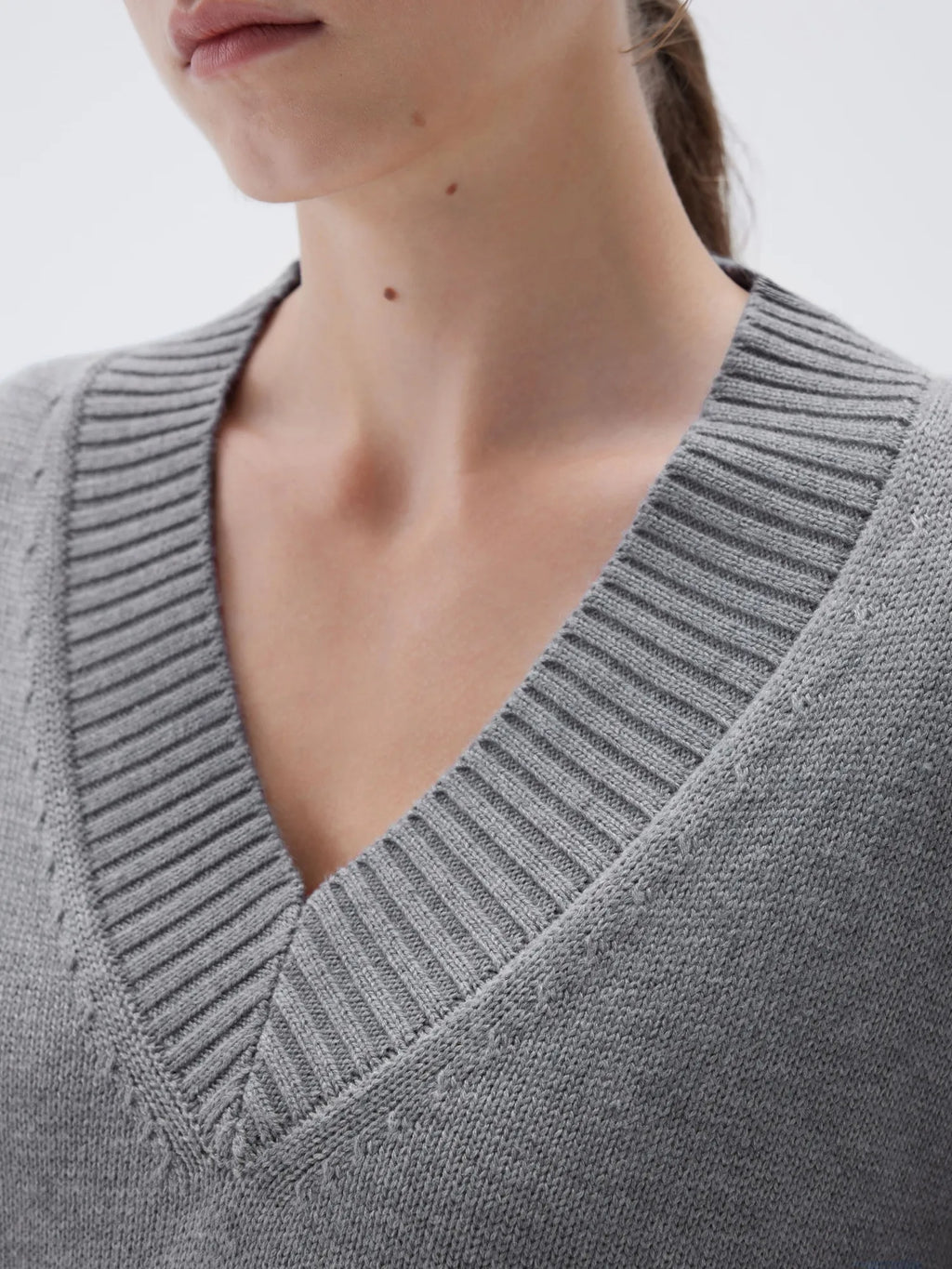 Cashmere Oversized V Neck Sweater