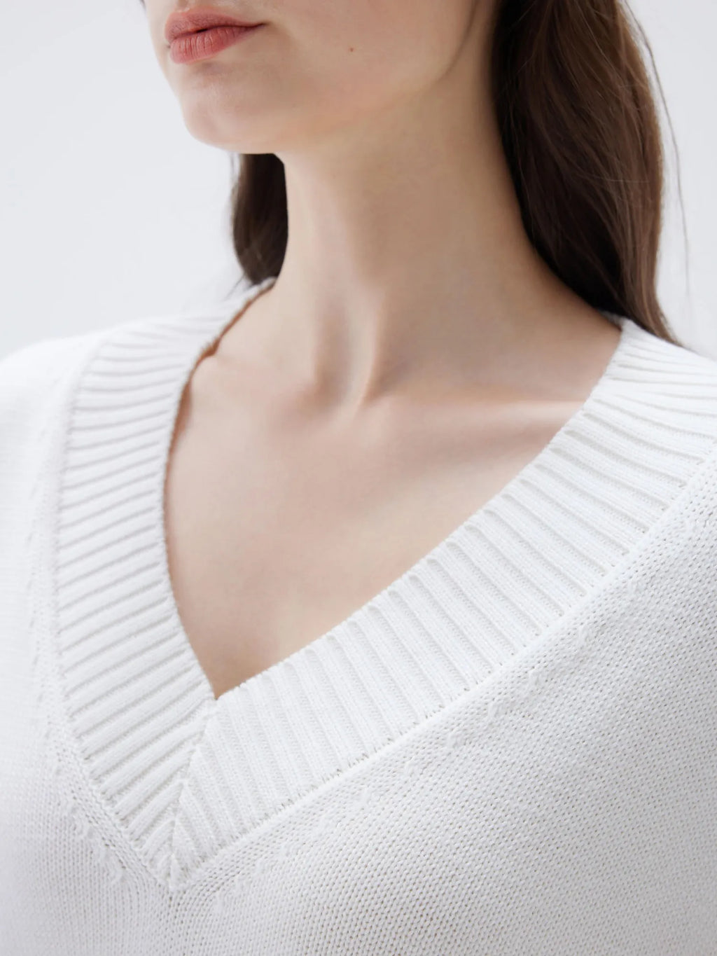 Cashmere Oversized V Neck Sweater