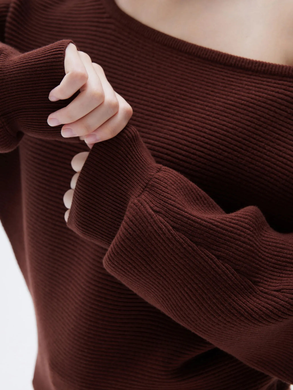 Cashmere Off Shoulder Sweater