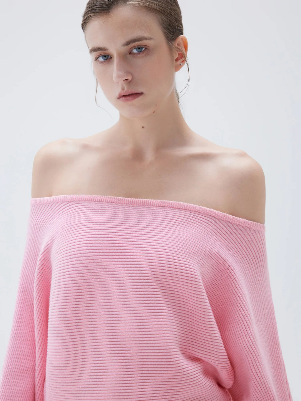 Cashmere Off Shoulder Sweater