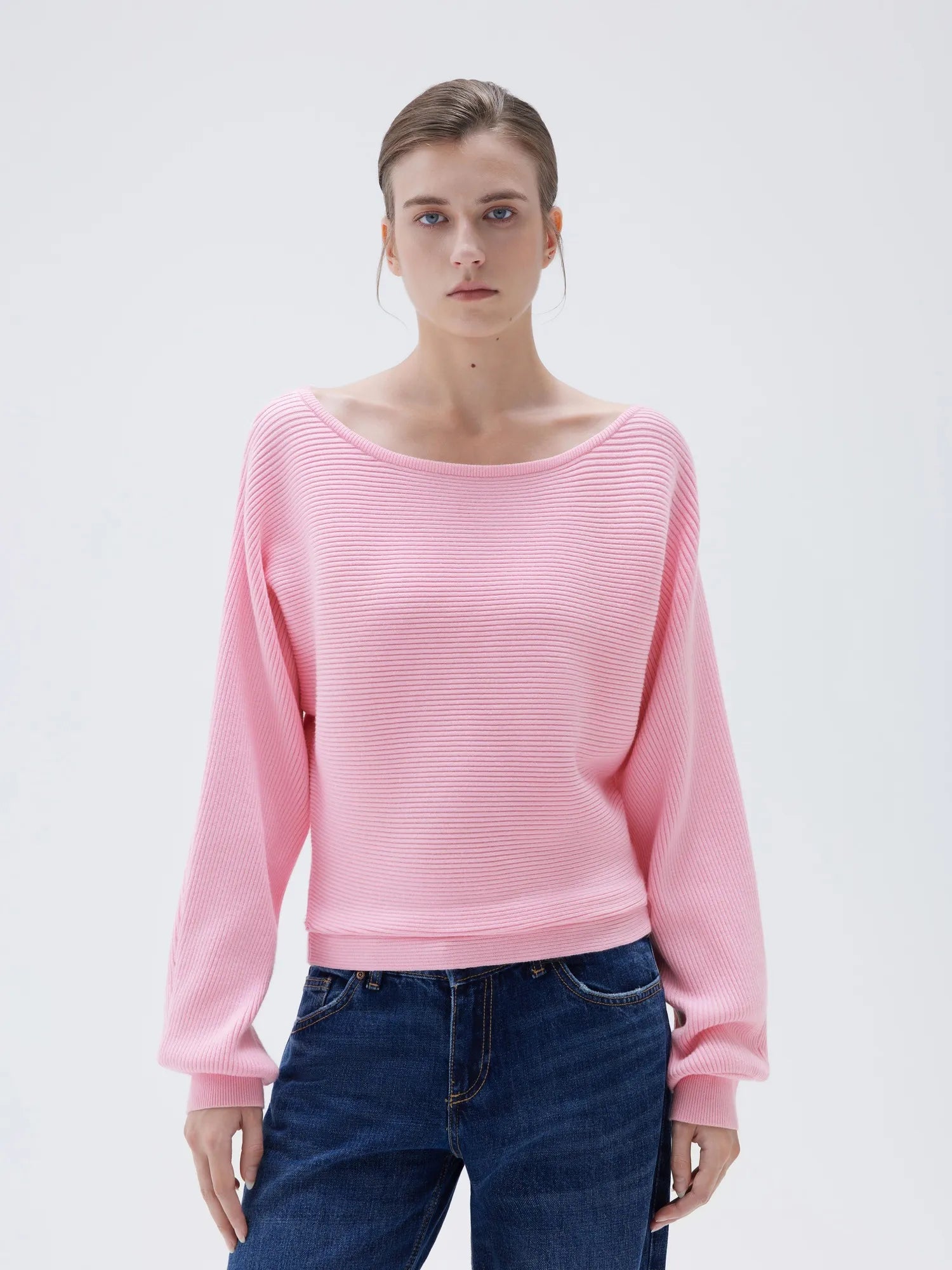 Cashmere Off Shoulder Sweater
