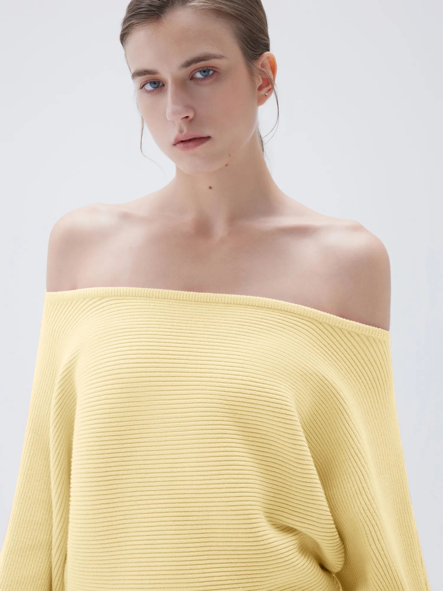 Cashmere Off Shoulder Sweater