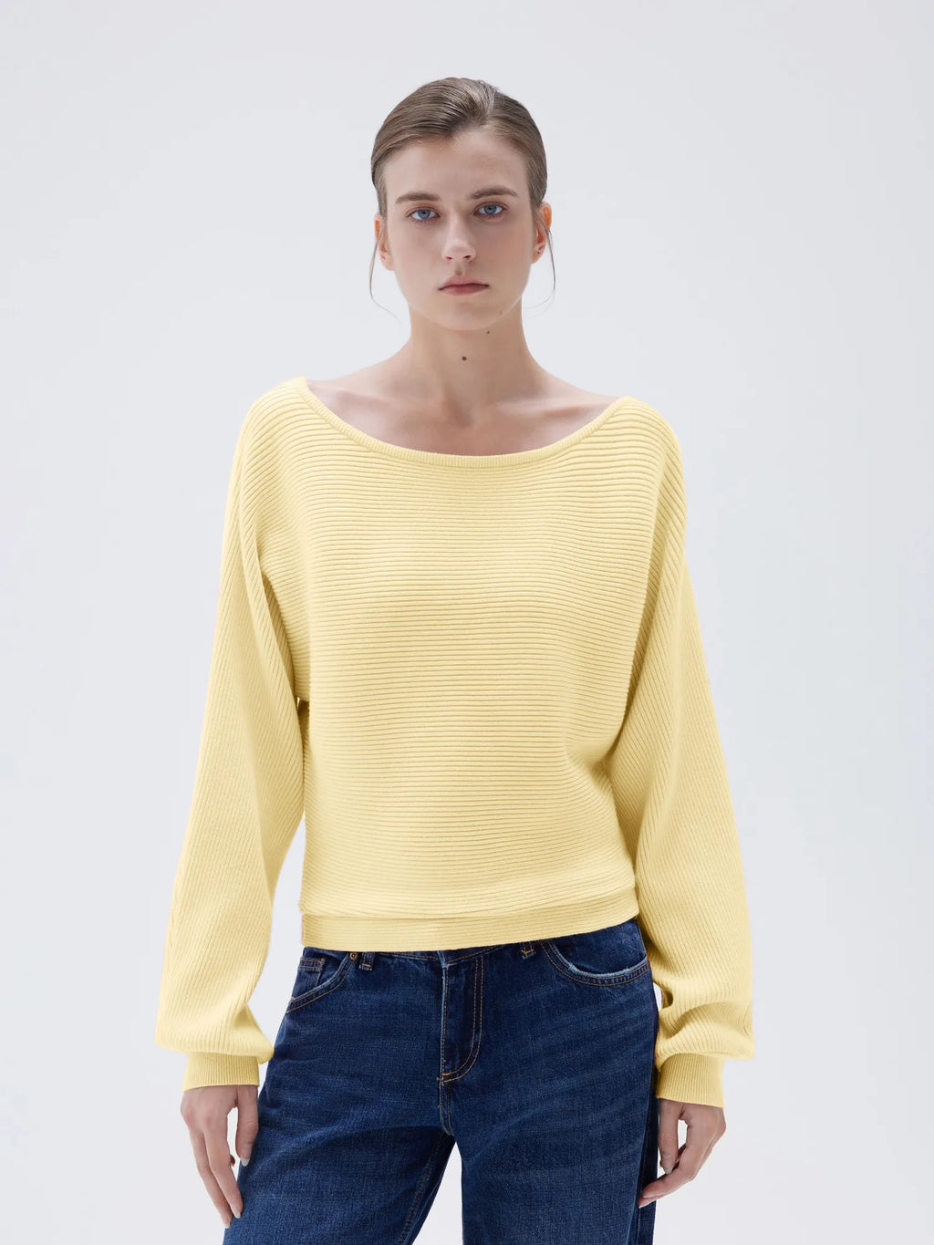 Cashmere Off Shoulder Sweater