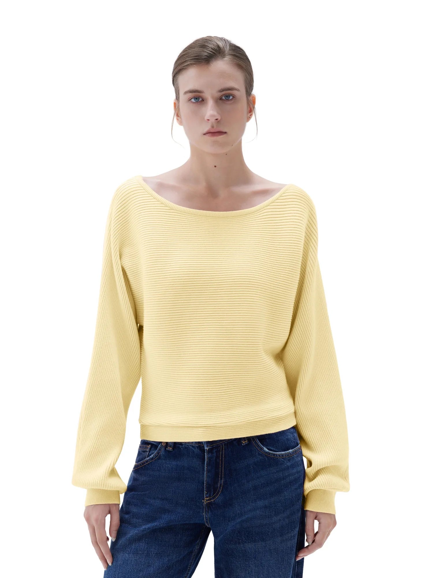 Cashmere Off Shoulder Sweater