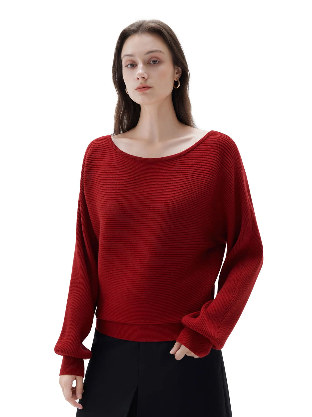 Cashmere Off Shoulder Sweater