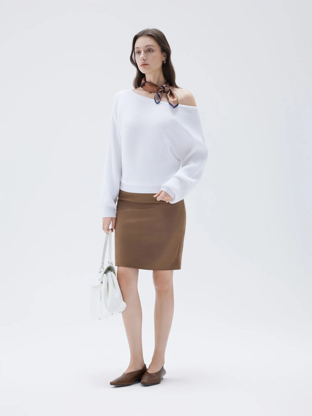 Cashmere Off Shoulder Sweater