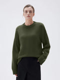 Cashmere Oversized Crew Neck Sweater