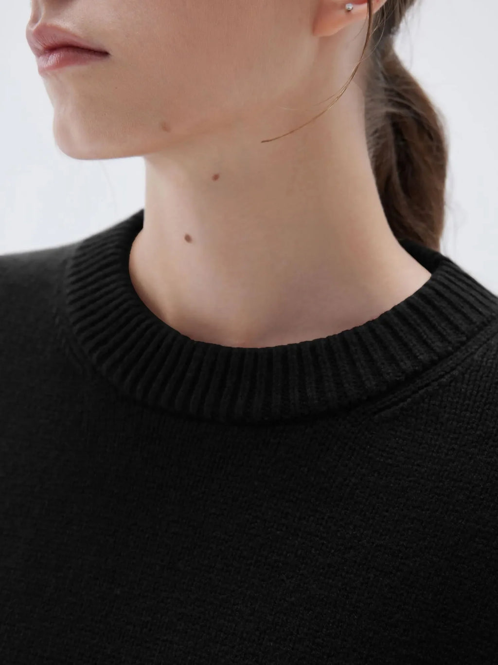 Cashmere Oversized Crew Neck Sweater
