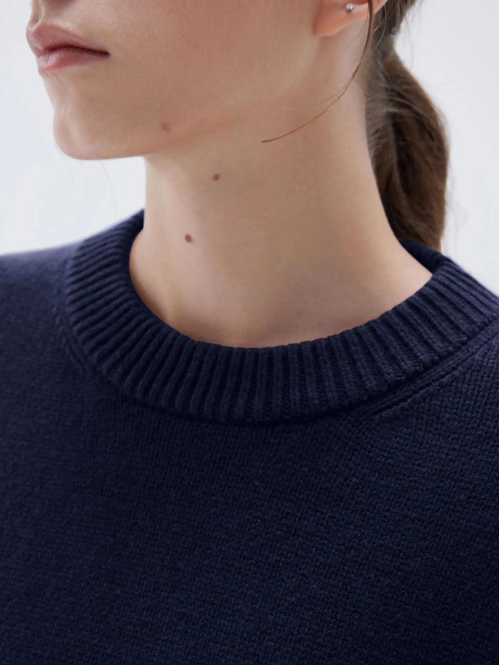 Cashmere Oversized Crew Neck Sweater
