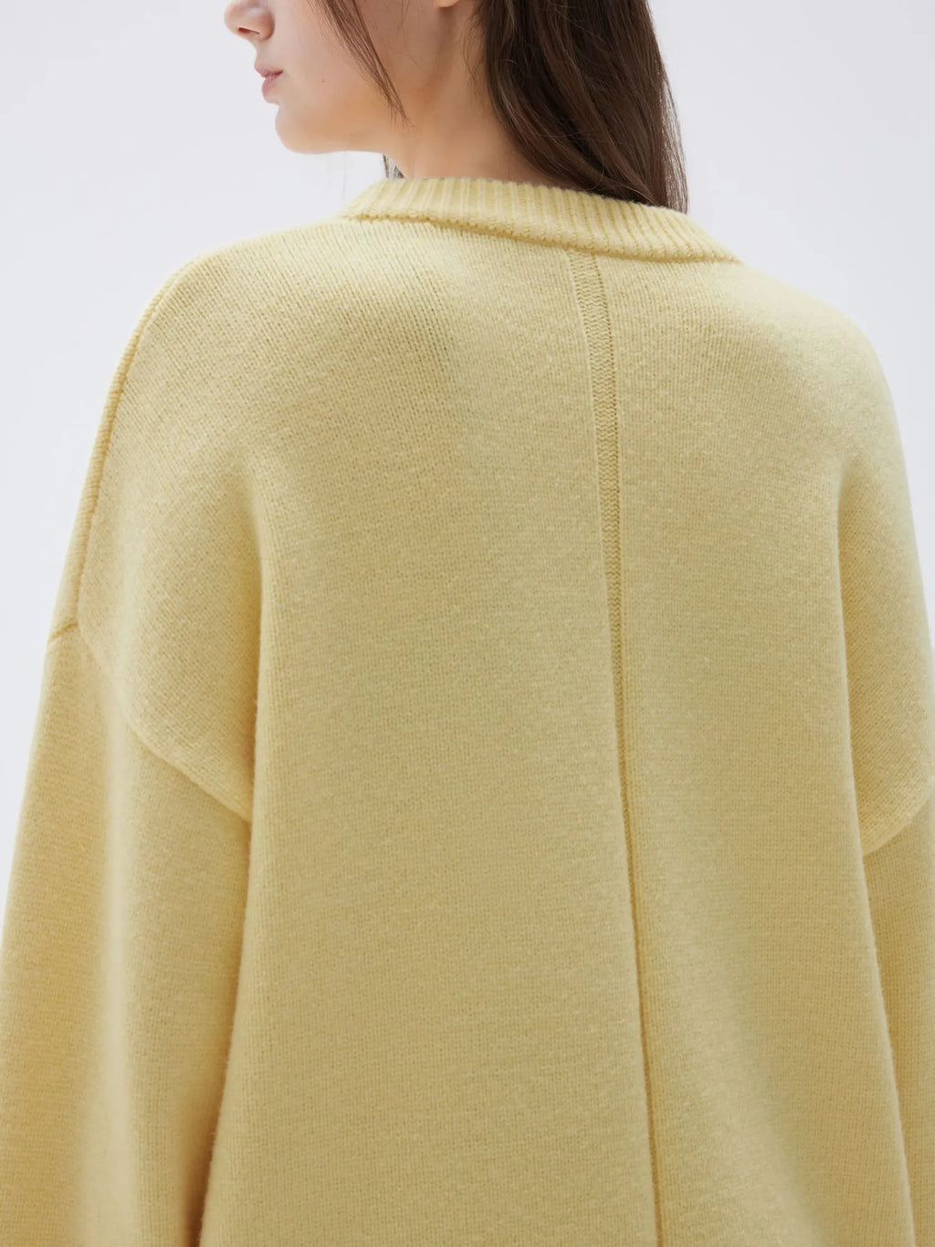 Cashmere Oversized Crew Neck Sweater