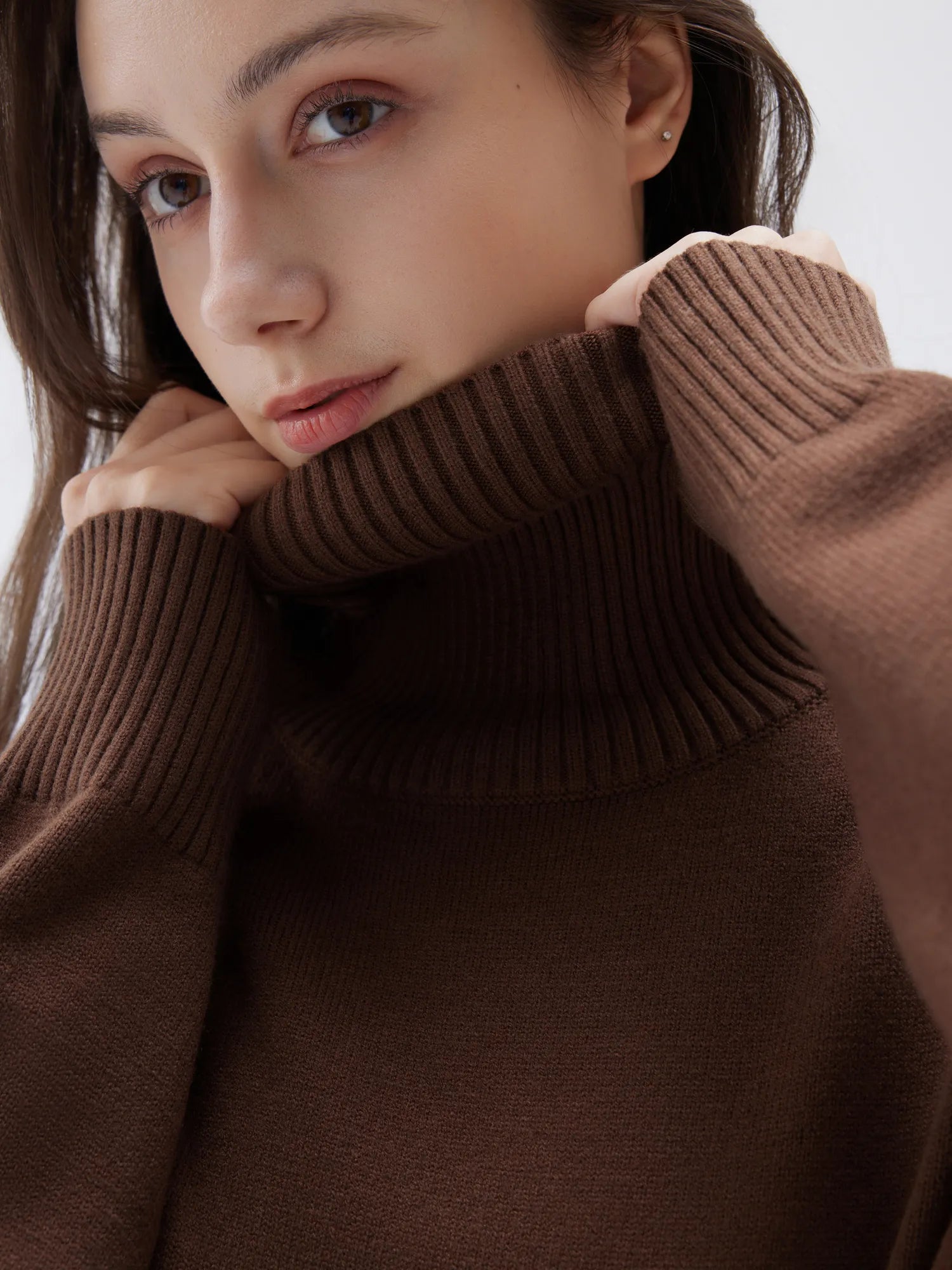Cashmere Oversized Turtleneck Sweater