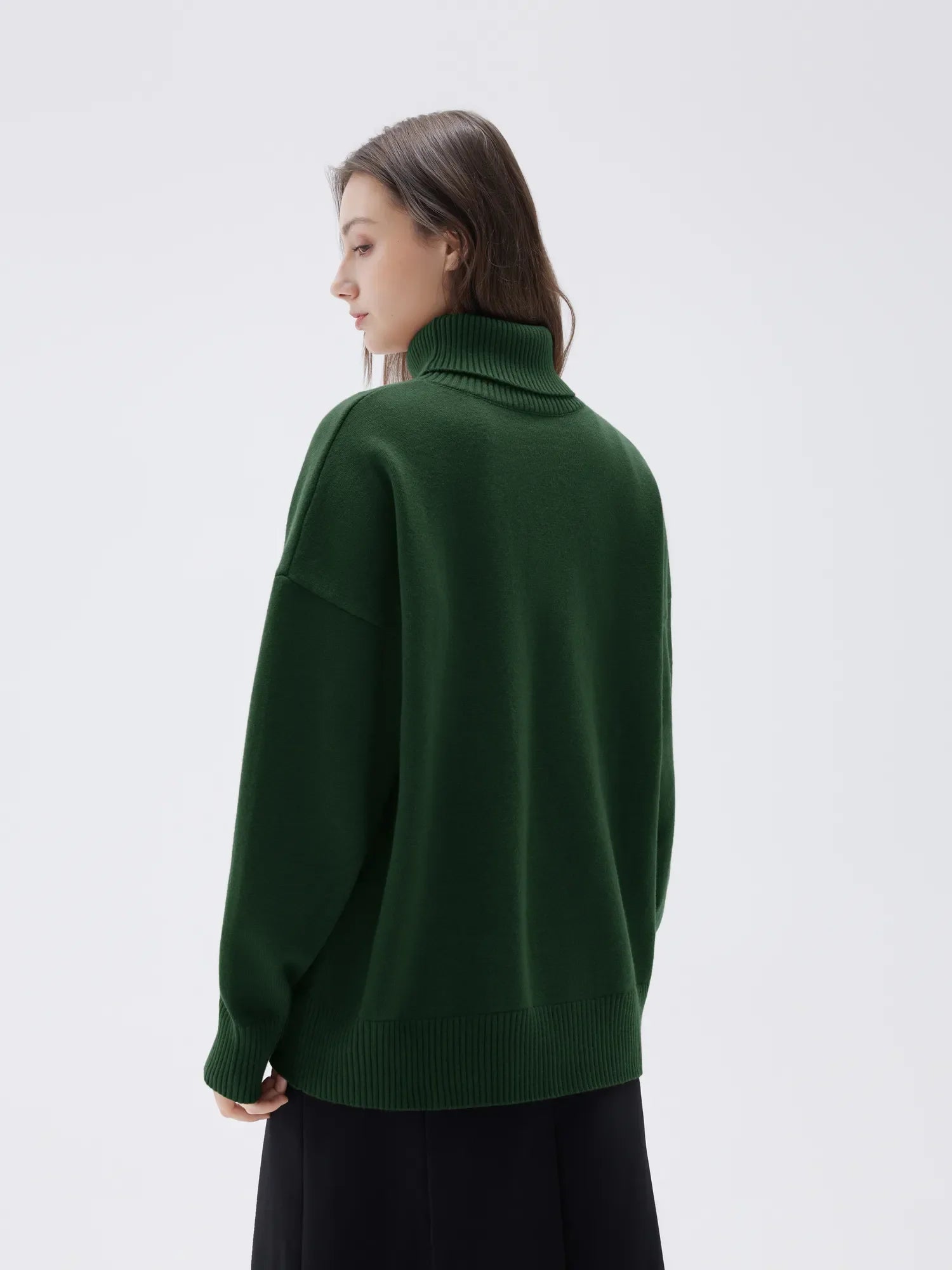 Cashmere Oversized Turtleneck Sweater