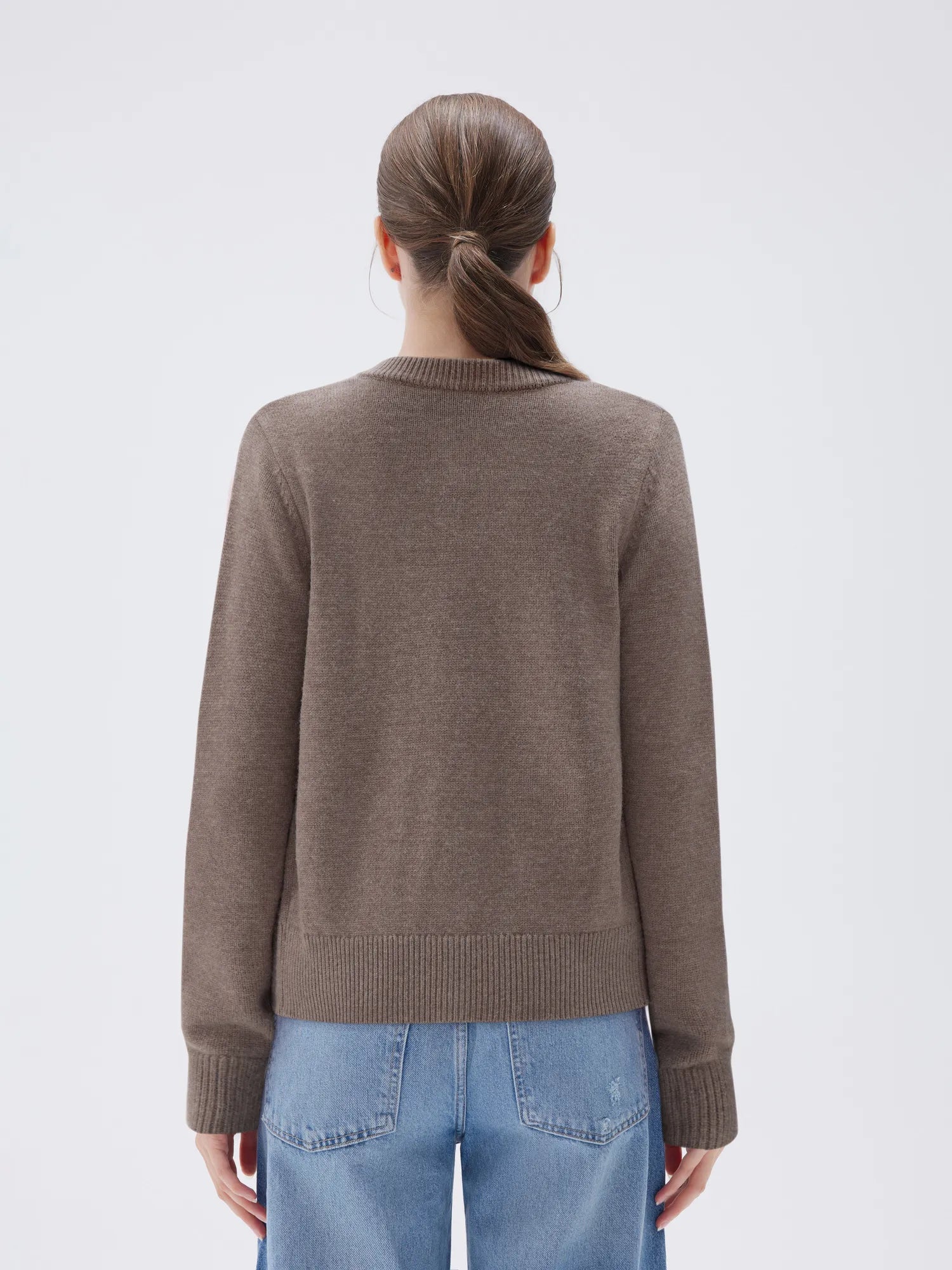 Cashmere Button Up Sweater