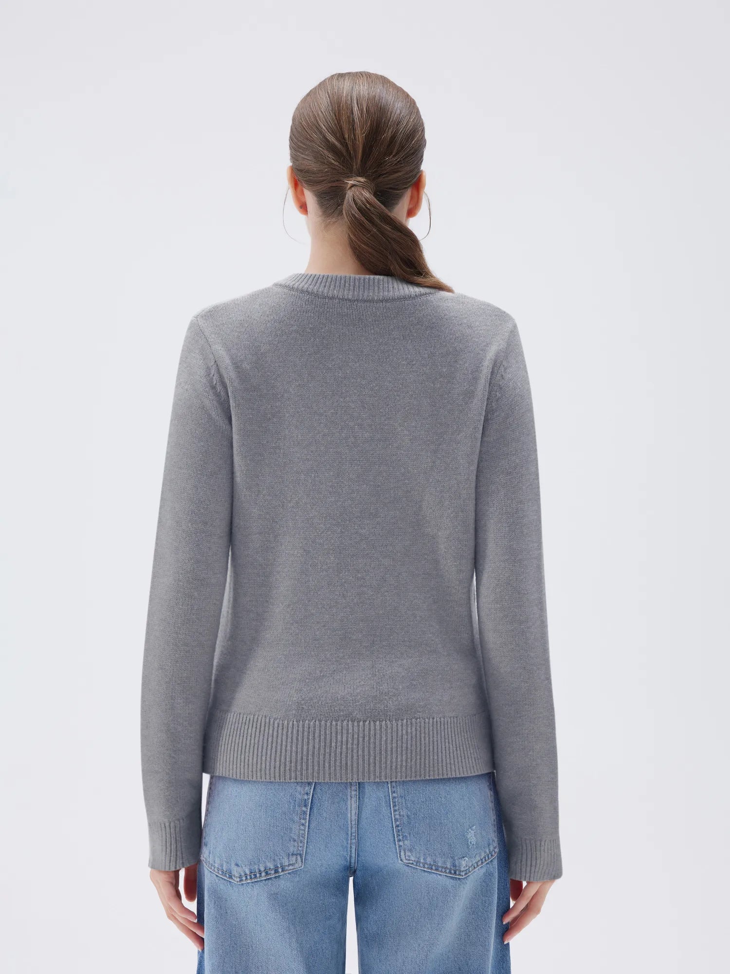 Cashmere Button Up Sweater
