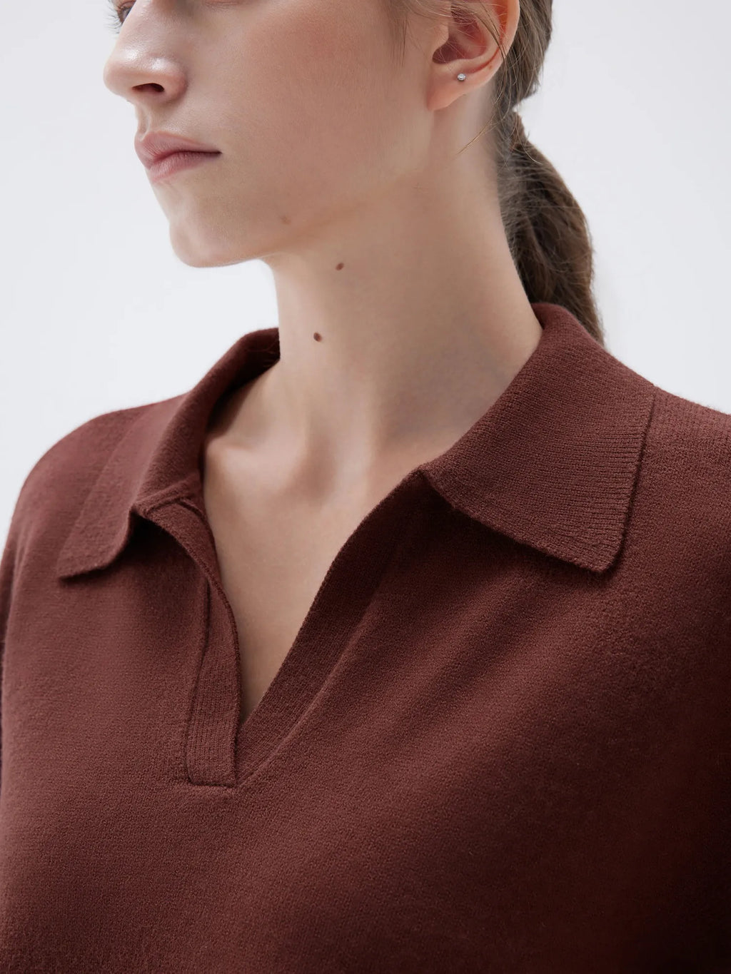 Cashmere Oversized V Collar Sweater