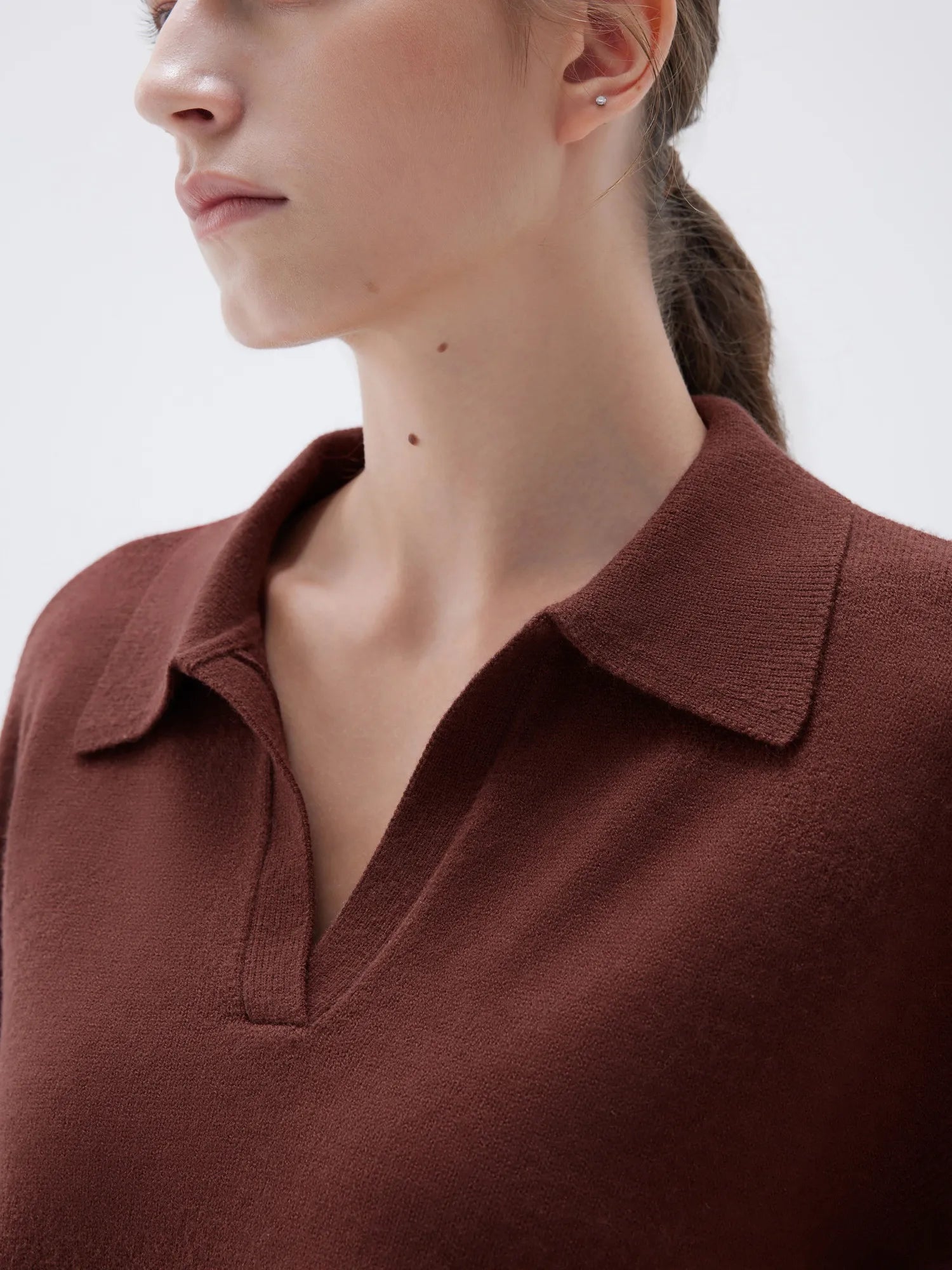 Cashmere Oversized V Collar Sweater