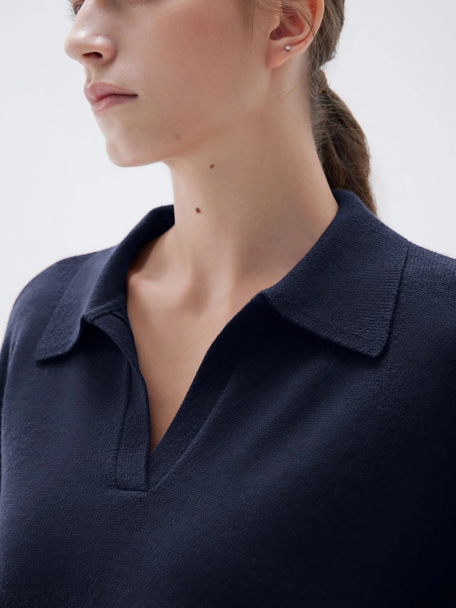 Cashmere Oversized V Collar Sweater