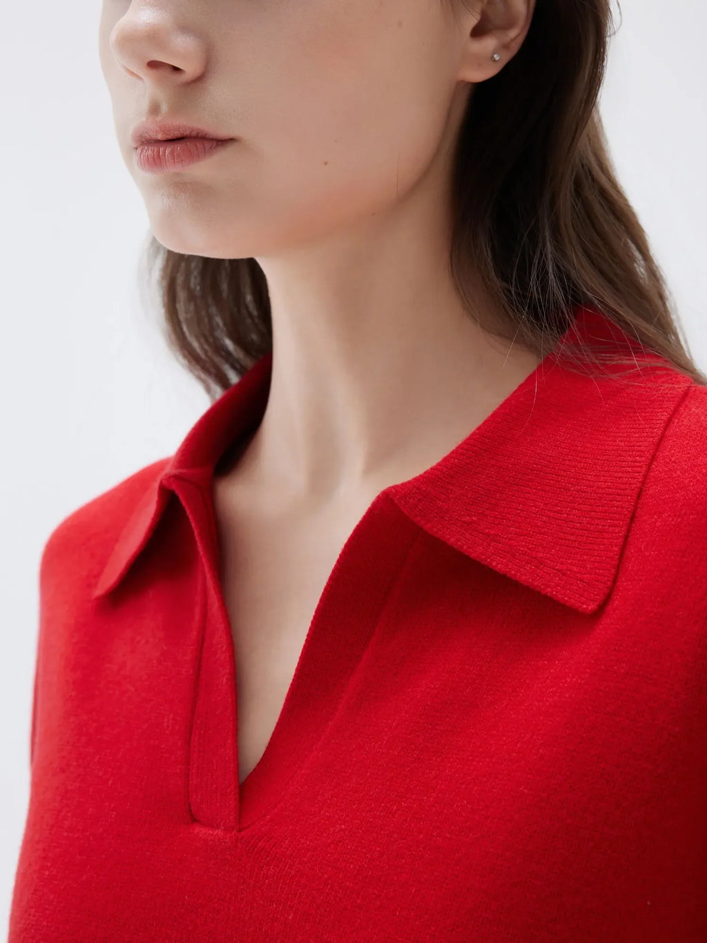 Cashmere Oversized V Collar Sweater
