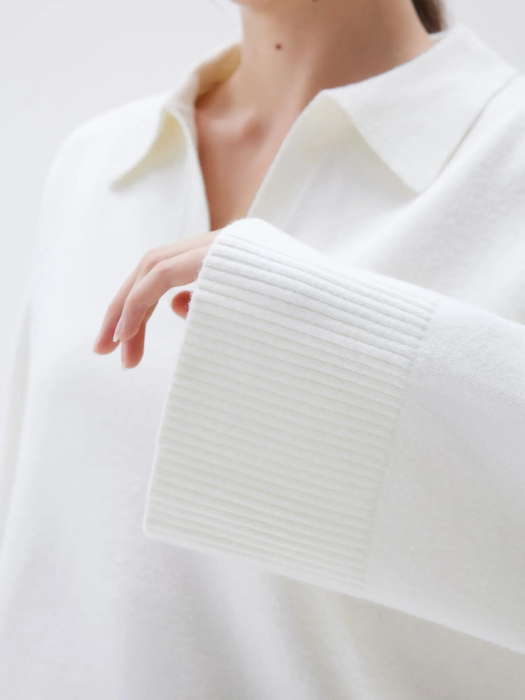 Cashmere Oversized V Collar Sweater