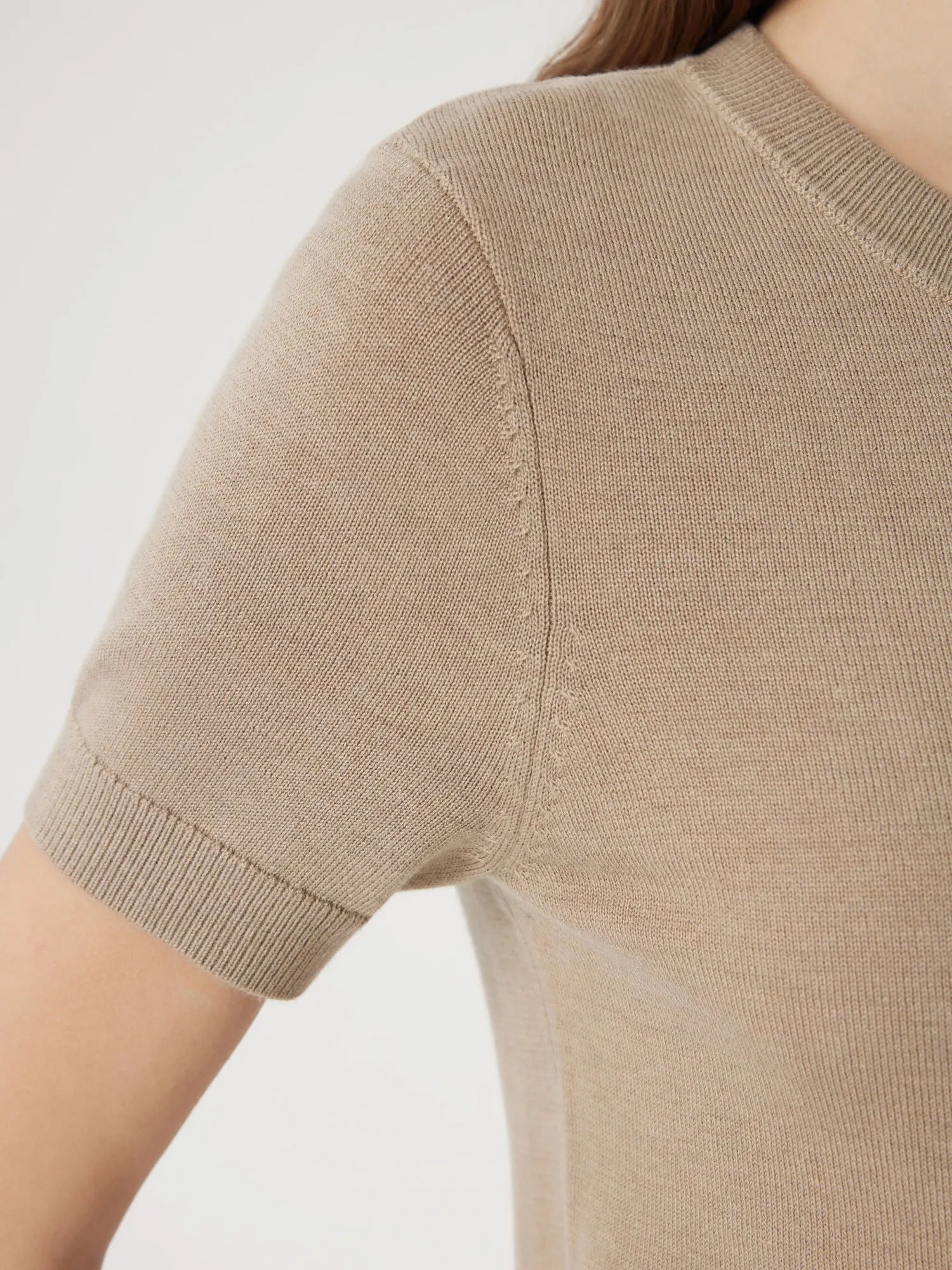 Cashmere Silk Blend Cardigan Spring Sweaters - Short Sleeve