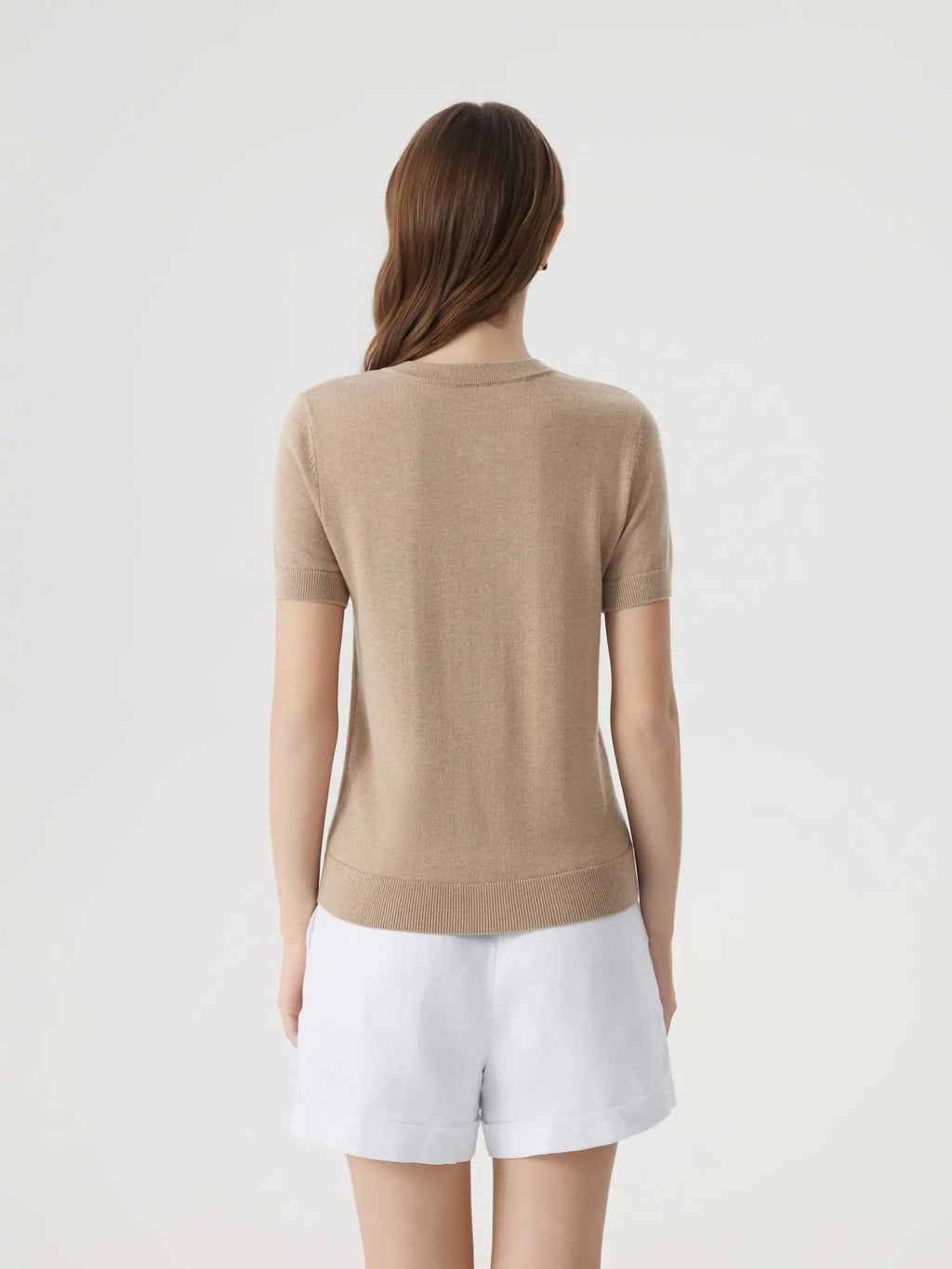 Cashmere Silk Blend Cardigan Spring Sweaters - Short Sleeve