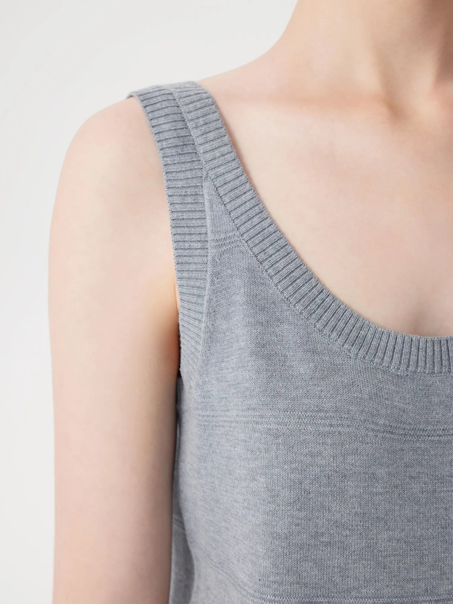 Cashmere Silk Blend Scoop Neck Knit