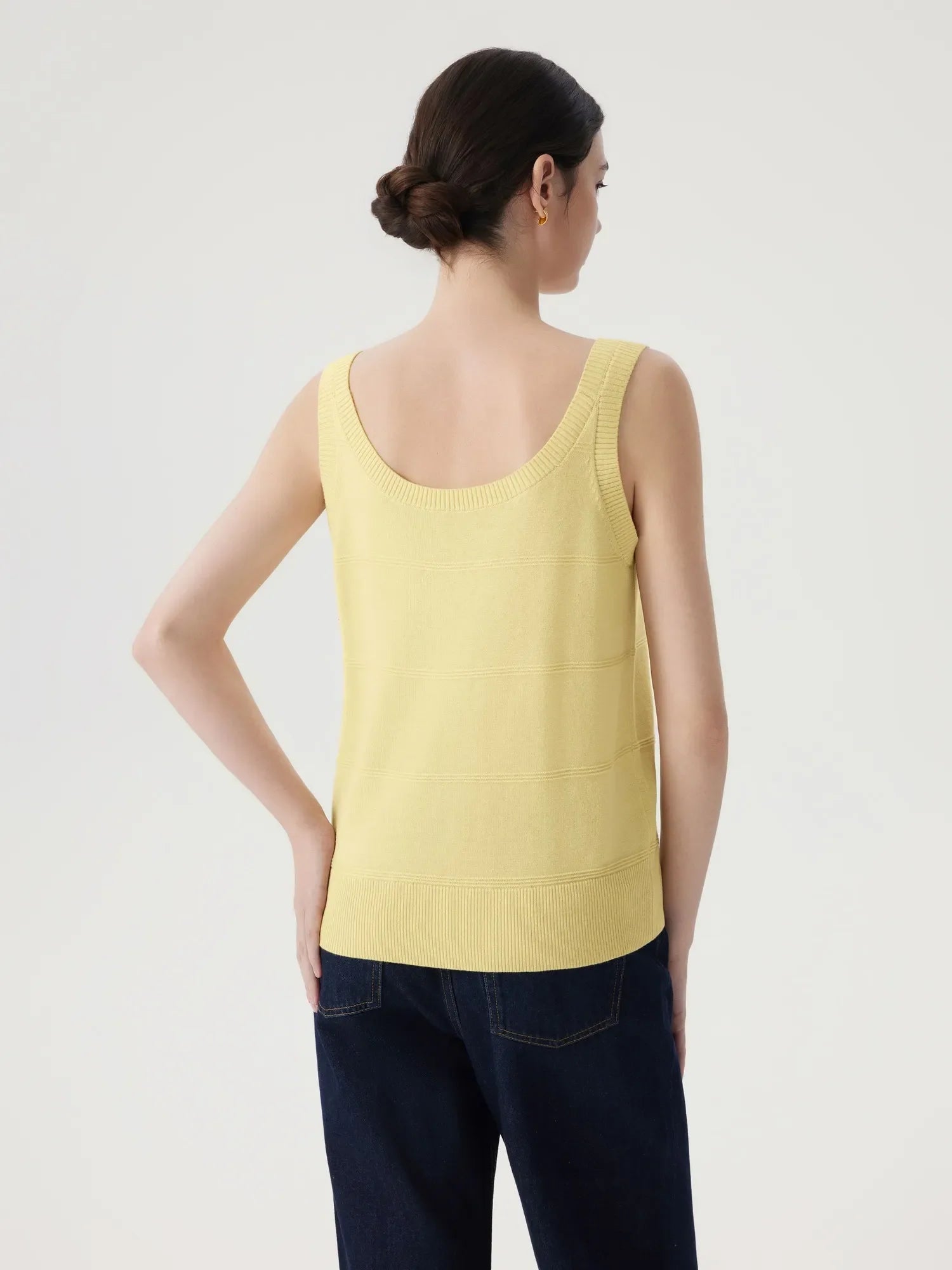 Cashmere Silk Blend Scoop Neck Knit