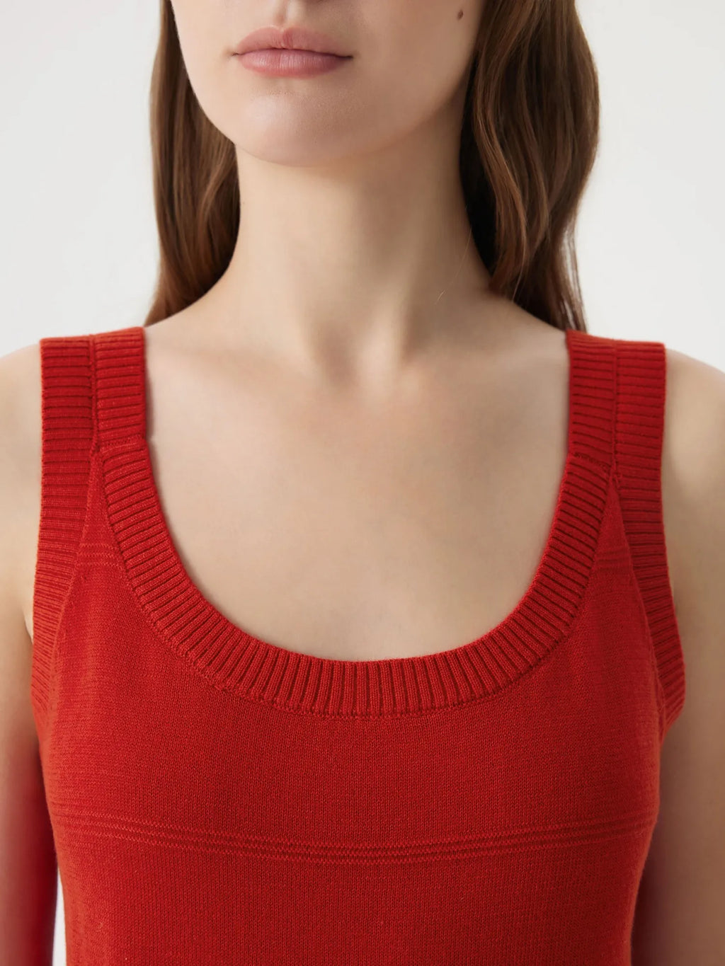 Cashmere Silk Blend Scoop Neck Knit