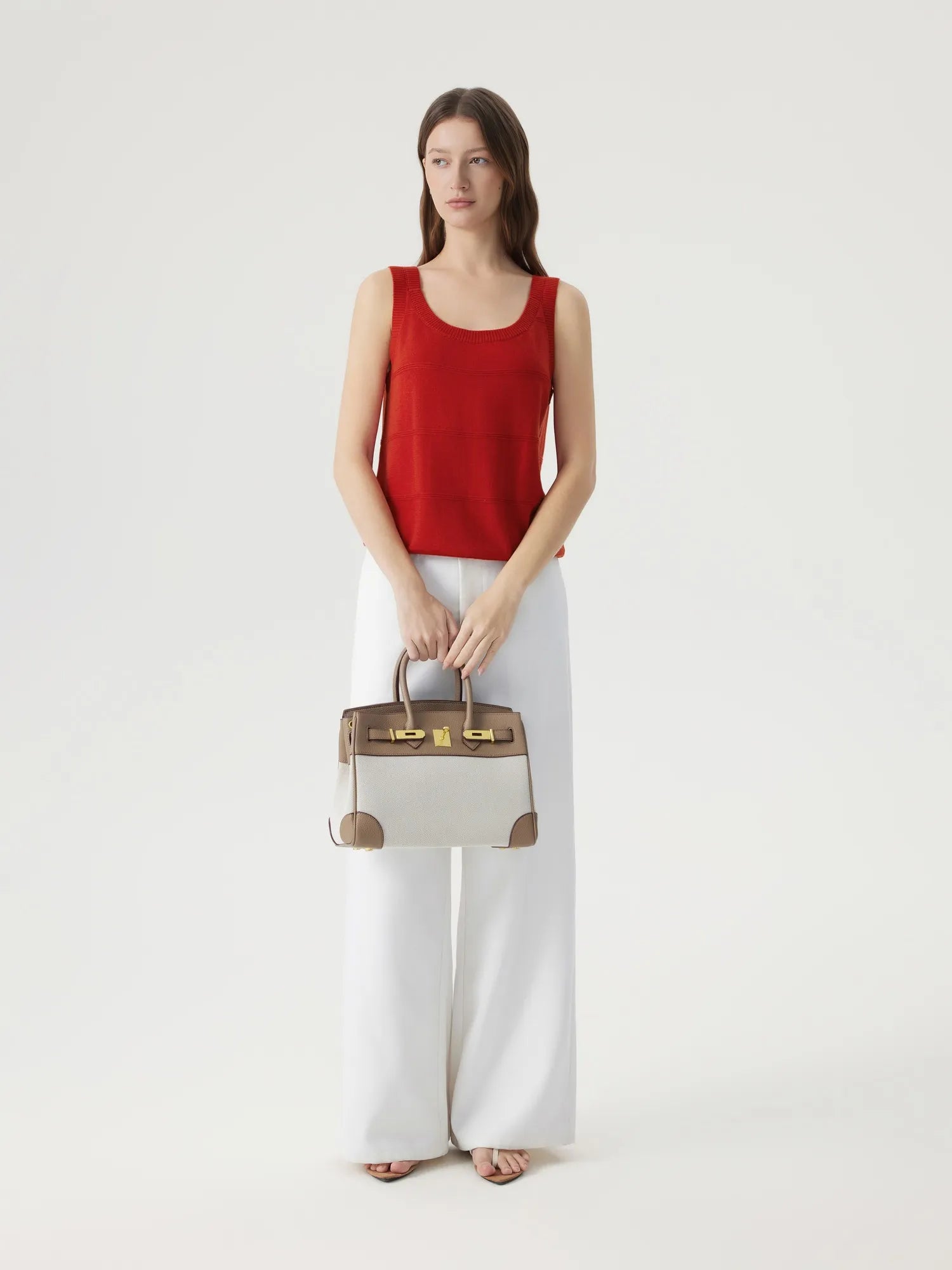 Cashmere Silk Blend Scoop Neck Knit