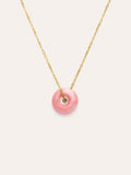 Collar Easy Rosé Acero Baño Oro