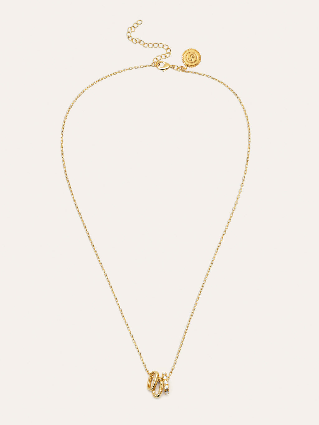 Collar Family Acero Baño Oro