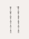 Pendientes Long Mar Acero