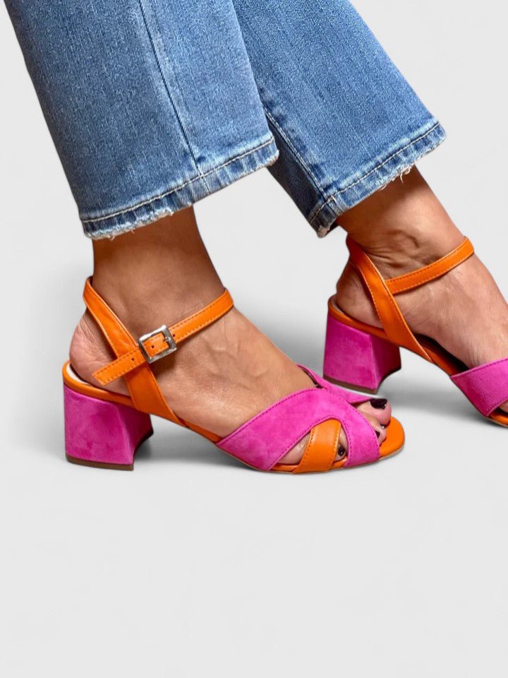 Angélica | Sandalias ortopédicas con tira y tacón ancho