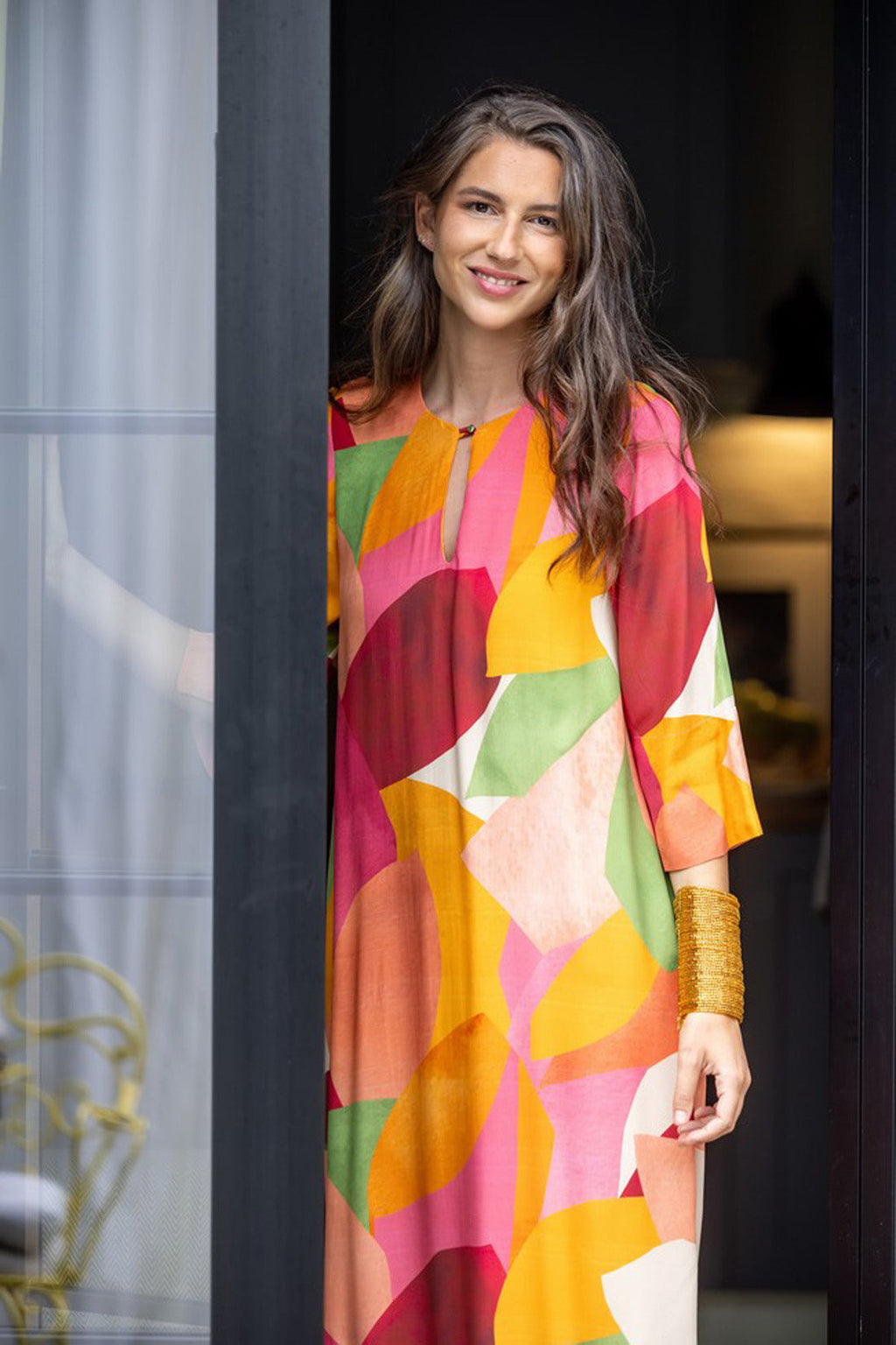 VESTIDO MARRUECOS FLORAL
