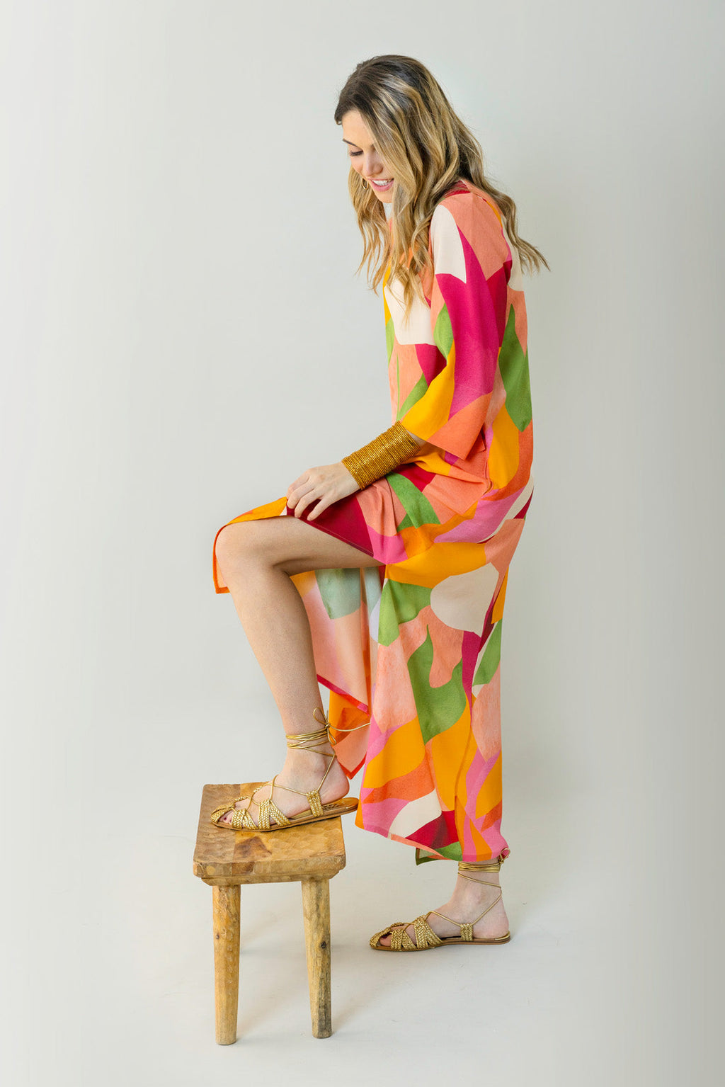 VESTIDO MARRUECOS FLORAL