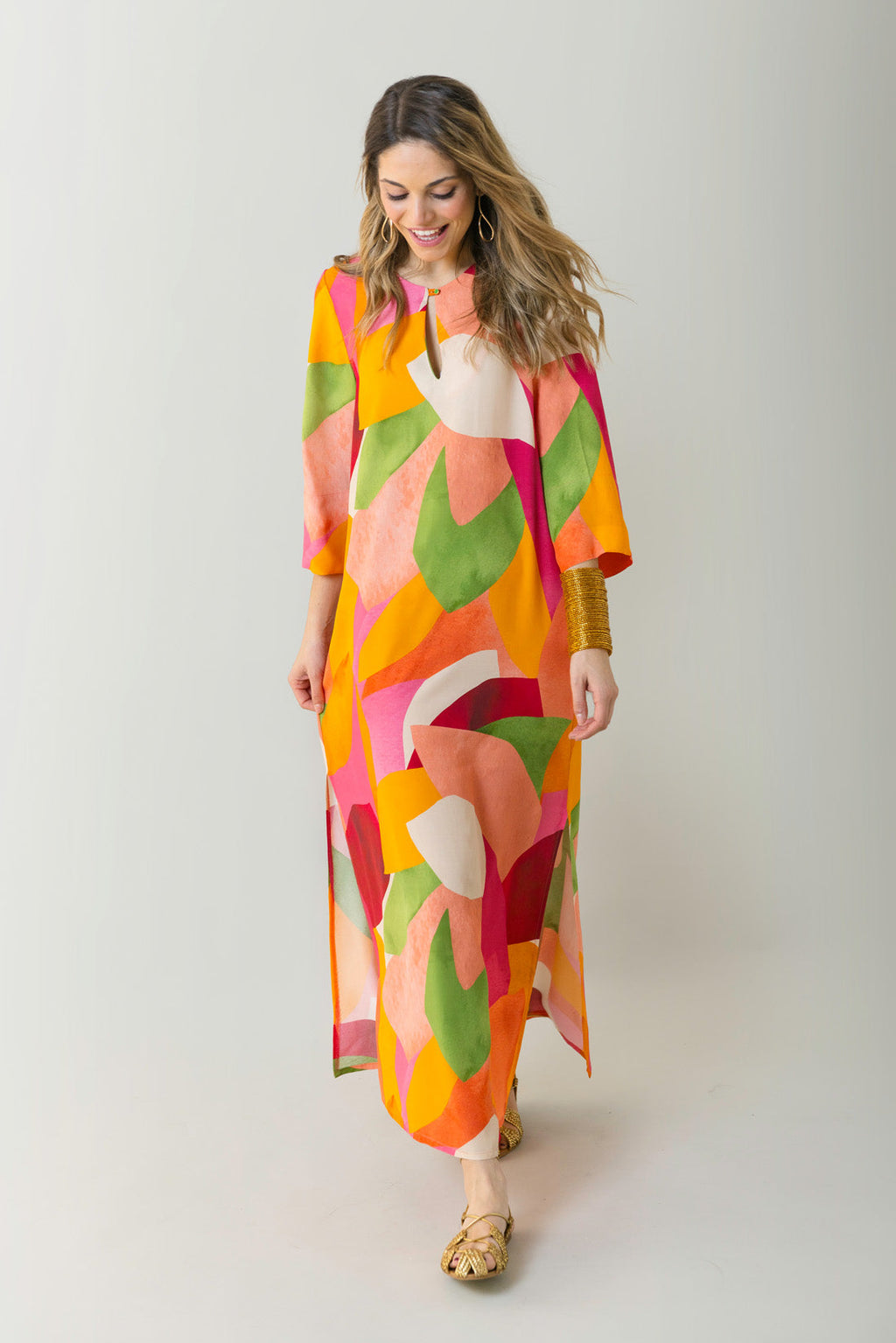 VESTIDO MARRUECOS FLORAL