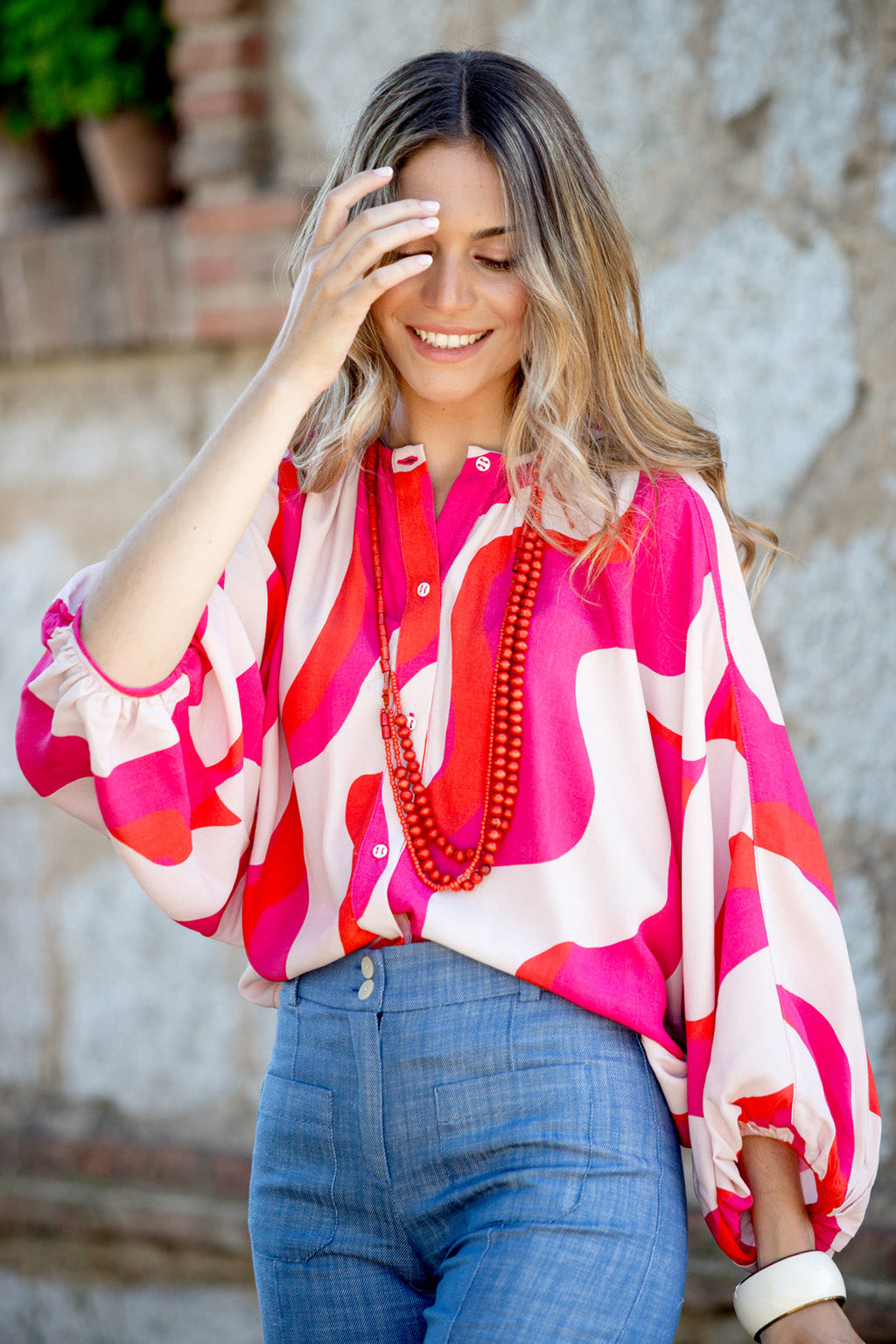 CAMISA PARMA FUCSIA