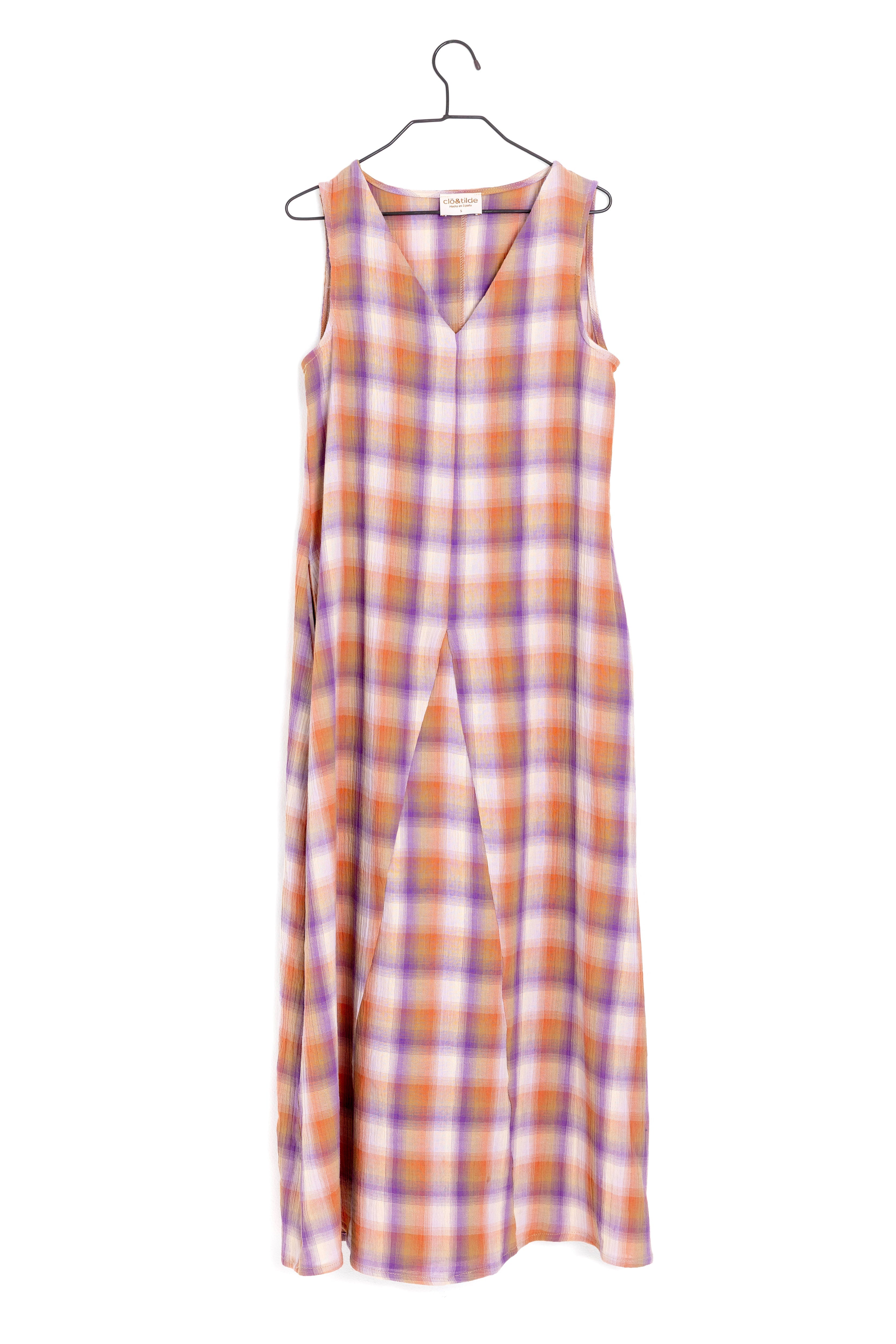 VESTIDO MARINA CUADROS