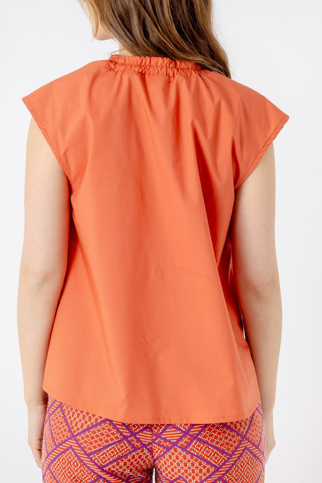 TOP CINTAS POPELIN CALABAZA