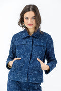 CHAQUETA BIKER ESTRELLAS