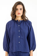 CAMISA MARIPOSA AZULONA