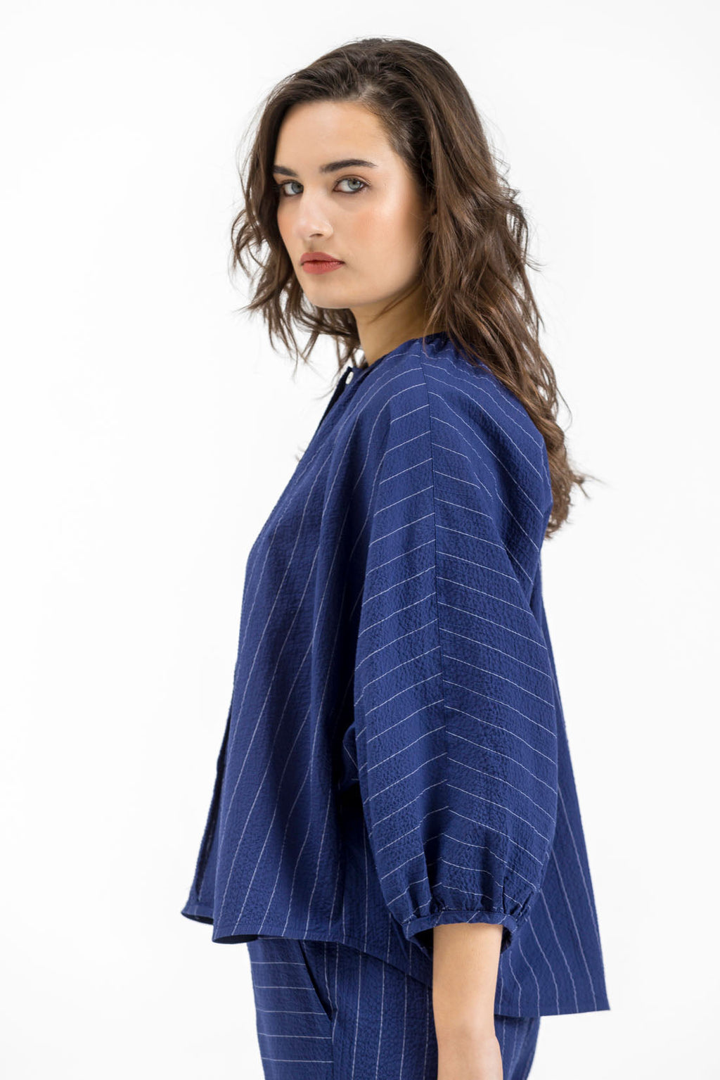 CAMISA MARIPOSA AZULONA
