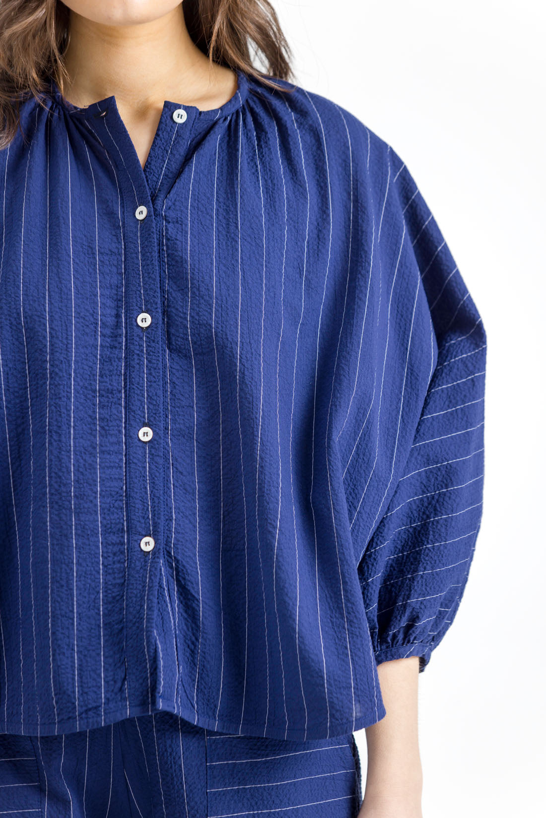CAMISA MARIPOSA AZULONA