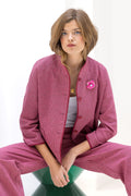 CHAQUETA VICHY ROSA